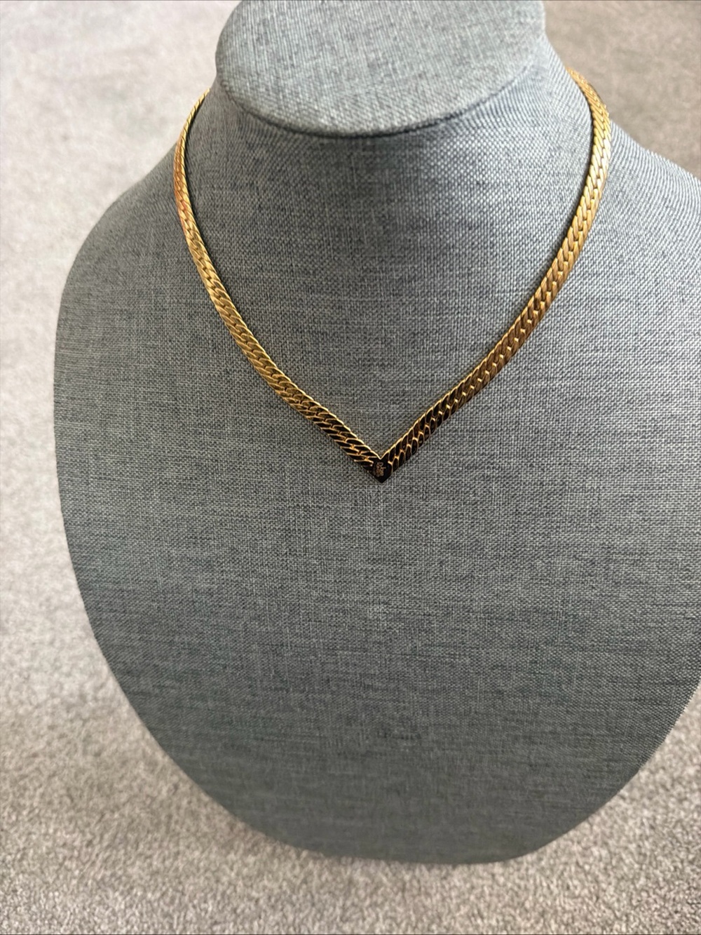 Joan Rivers Classic V-Point Gold Chain Necklace - Women